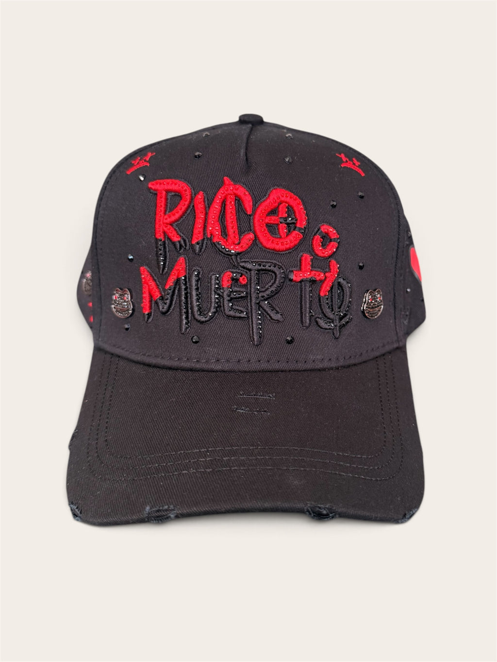 GORRA MZ HATS RICO O MUERTO BLACK/RED