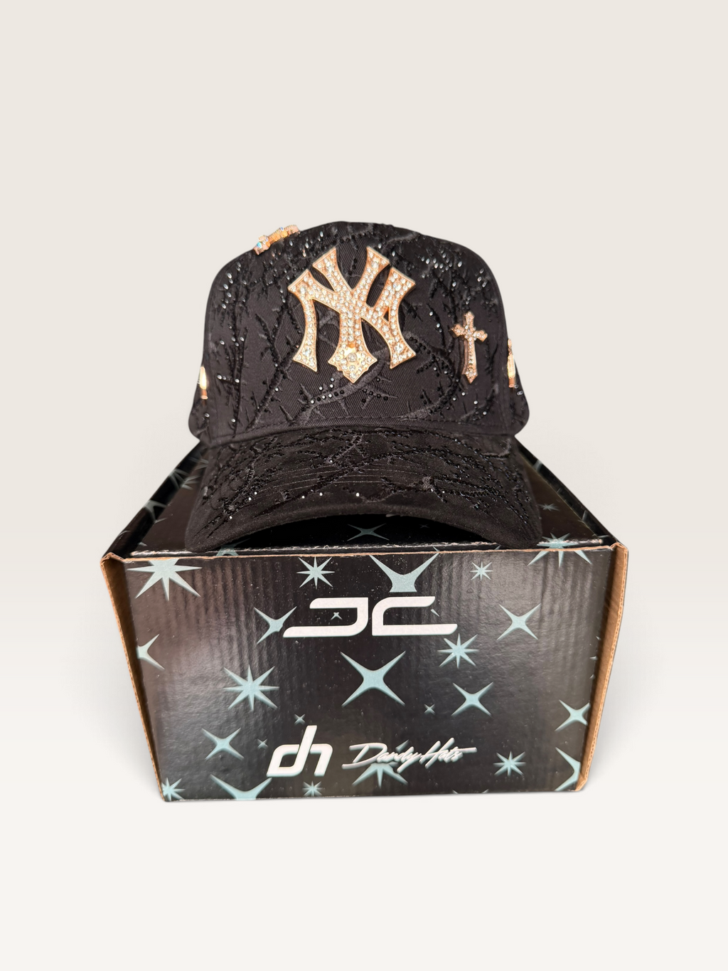 AB HATS NY THORNED 24K ROSE GOLD