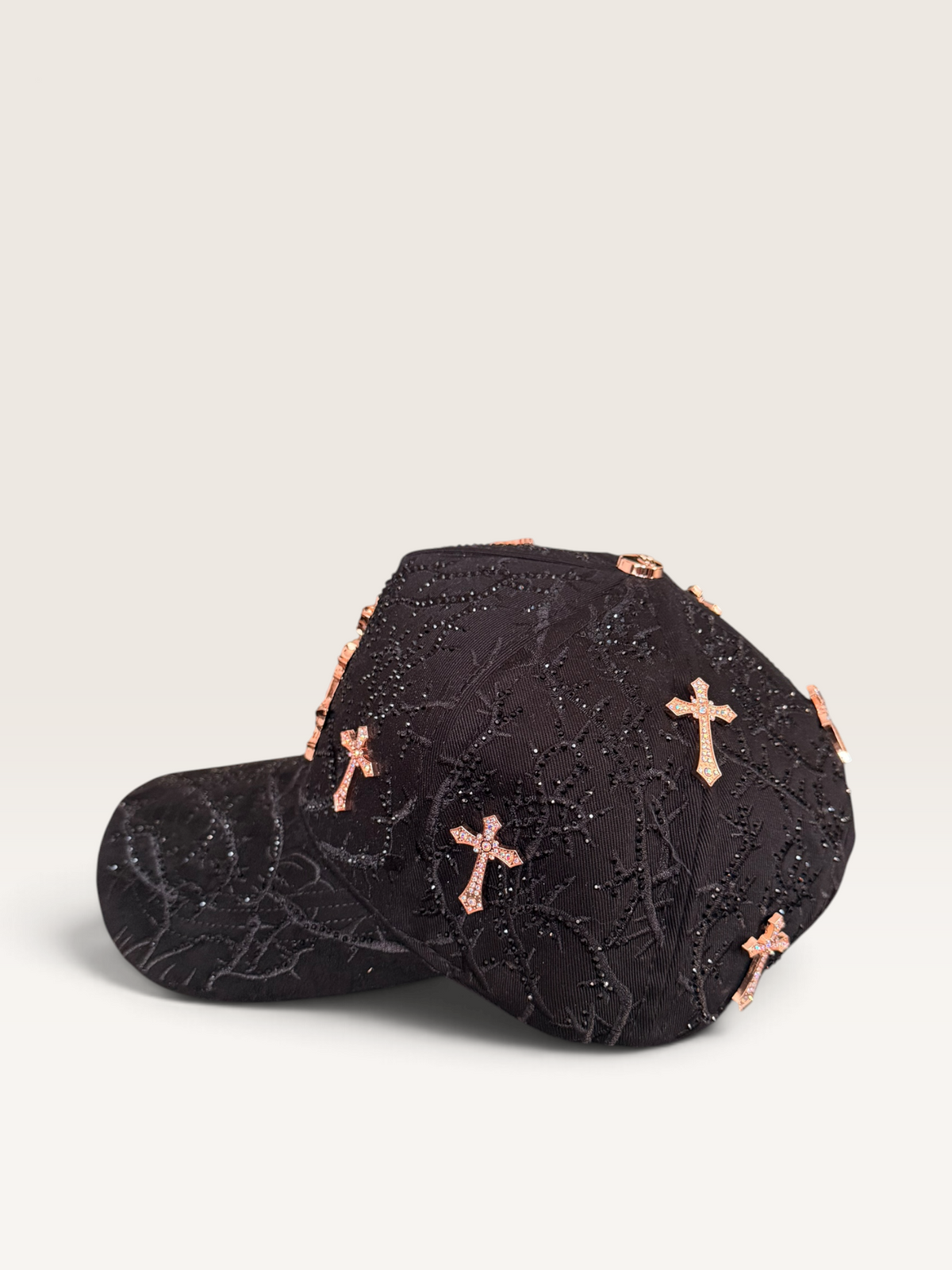 AB Hats LA Thorned Pink Gold