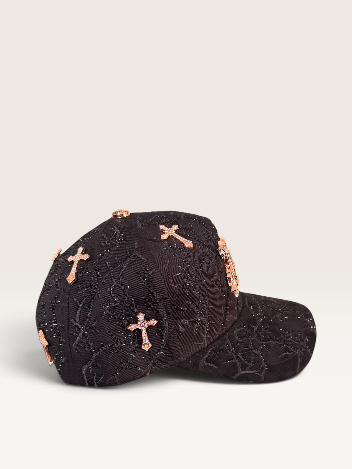 AB Hats LA Thorned Pink Gold