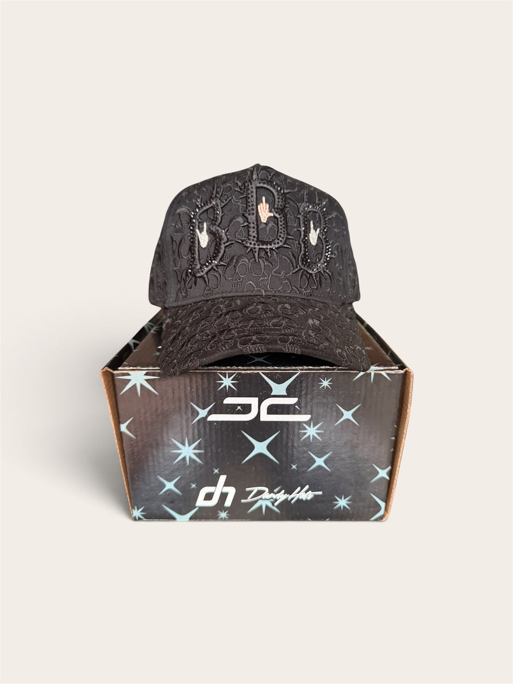 Barbas Hats BBB Hand Skull