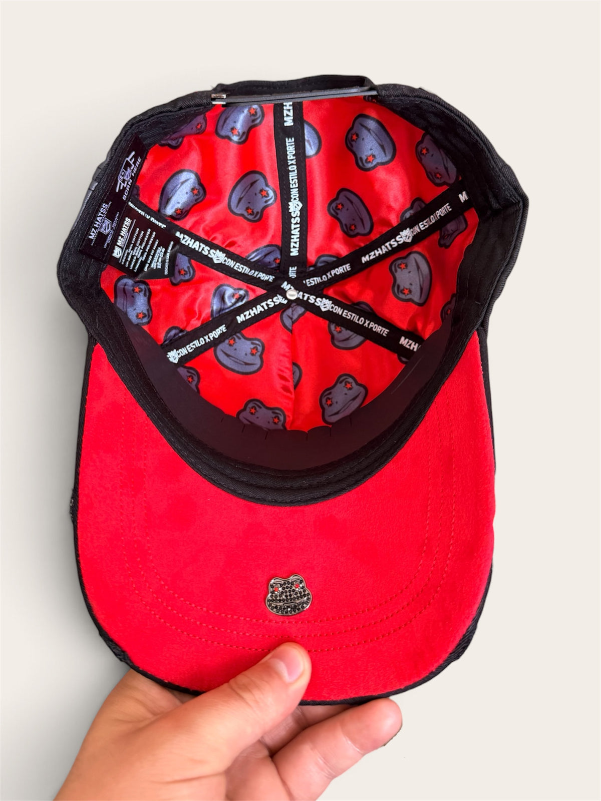 GORRA MZ HATS RICO O MUERTO BLACK/RED