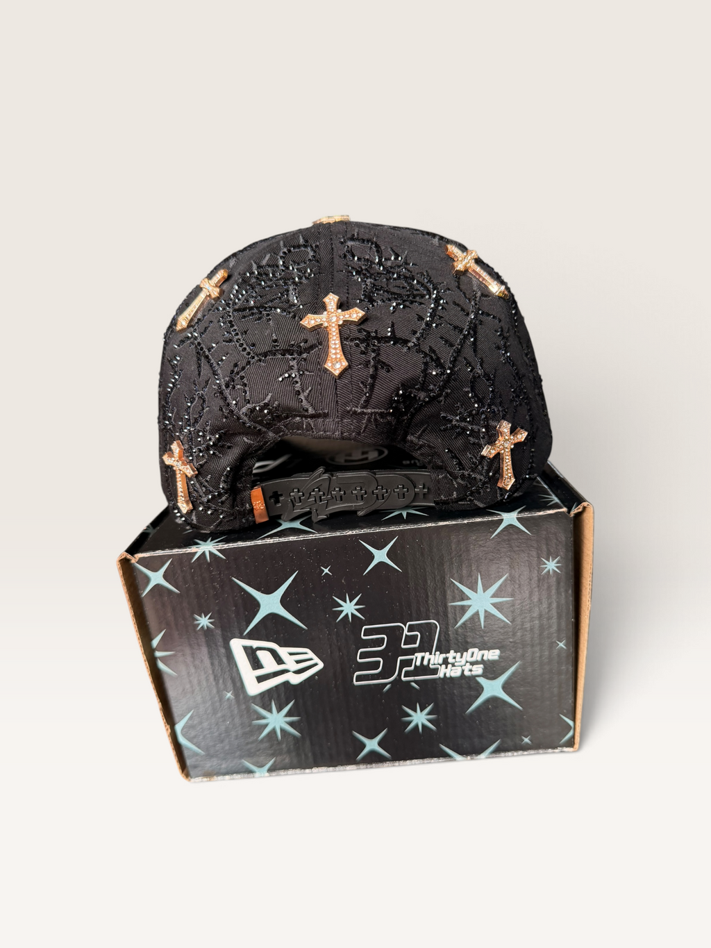 AB HATS NY THORNED 24K ROSE GOLD
