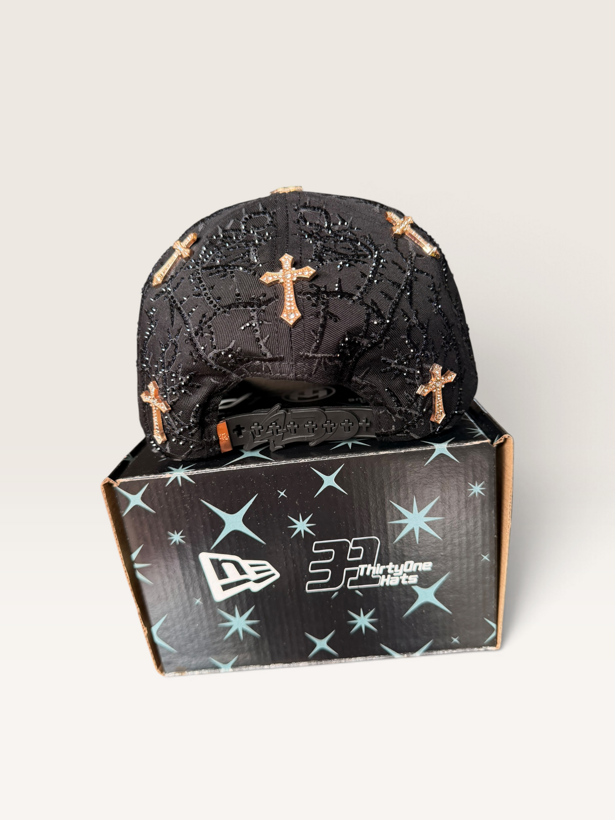 AB HATS NY THORNED 24K ROSE GOLD