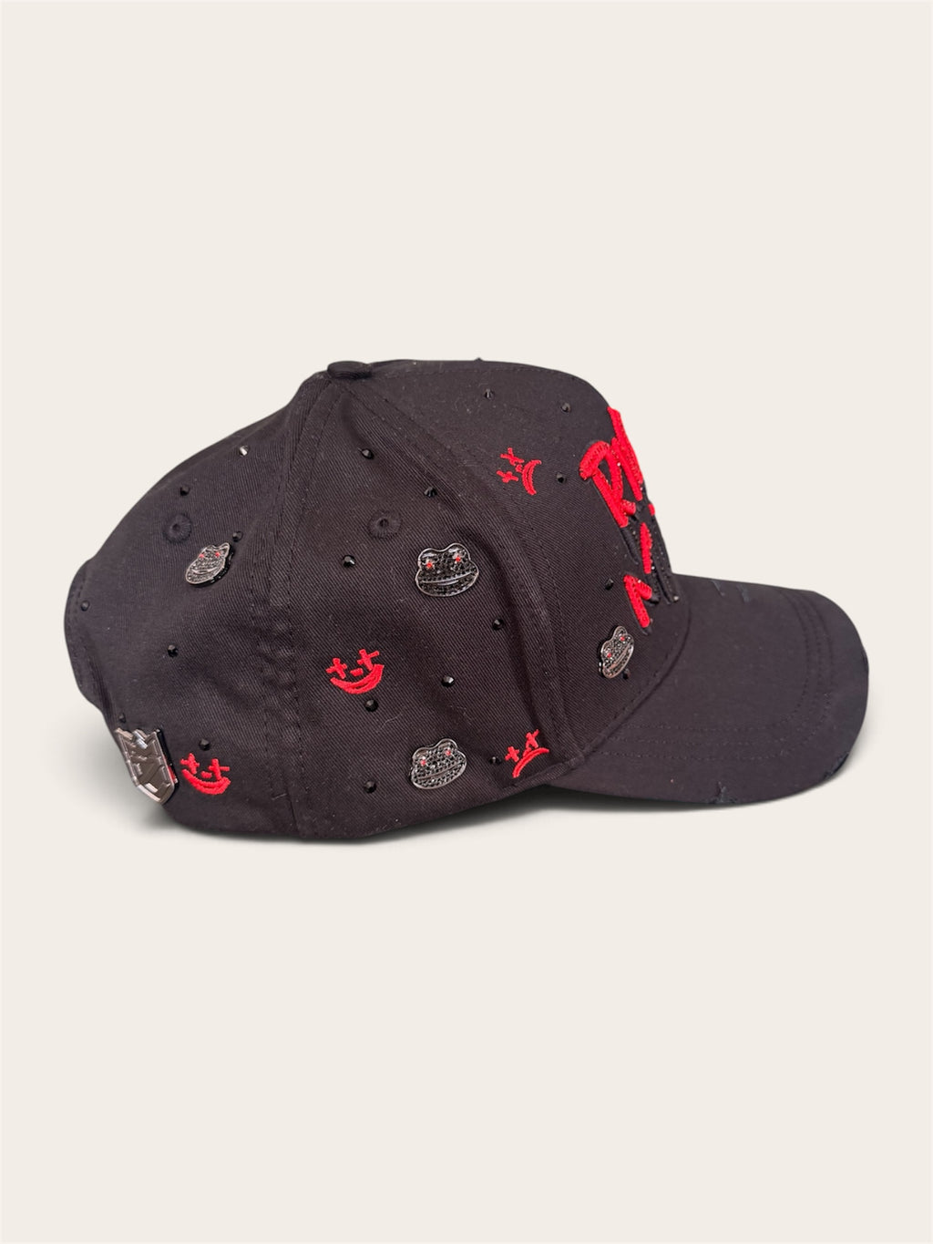 GORRA MZ HATS RICO O MUERTO BLACK/RED