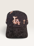 AB Hats LA Thorned Pink Gold