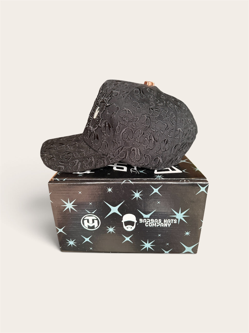 Barbas Hats BBB Hand Skull